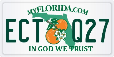 FL license plate ECTQ27