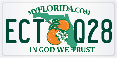FL license plate ECTQ28