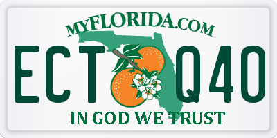 FL license plate ECTQ40