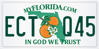 FL license plate ECTQ45
