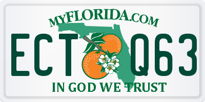 FL license plate ECTQ63