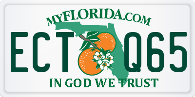 FL license plate ECTQ65
