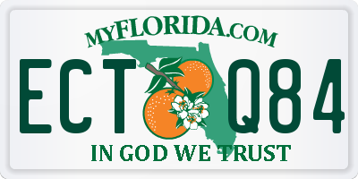 FL license plate ECTQ84