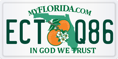 FL license plate ECTQ86