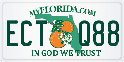 FL license plate ECTQ88