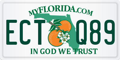 FL license plate ECTQ89