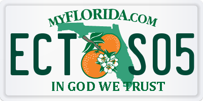FL license plate ECTS05