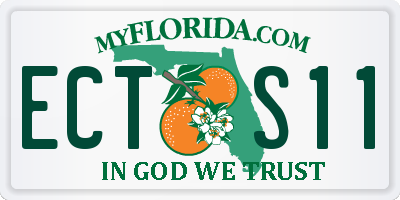 FL license plate ECTS11