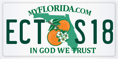 FL license plate ECTS18