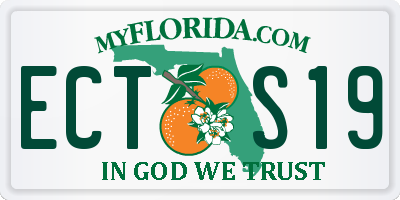 FL license plate ECTS19
