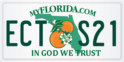 FL license plate ECTS21