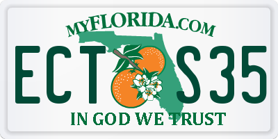 FL license plate ECTS35