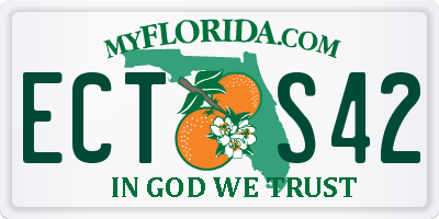 FL license plate ECTS42