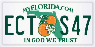 FL license plate ECTS47
