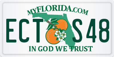 FL license plate ECTS48