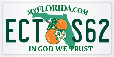 FL license plate ECTS62
