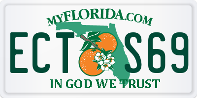 FL license plate ECTS69