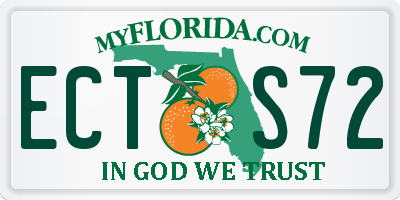 FL license plate ECTS72