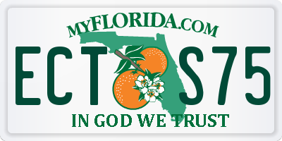 FL license plate ECTS75