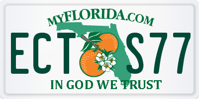 FL license plate ECTS77