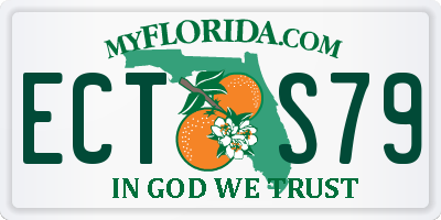 FL license plate ECTS79