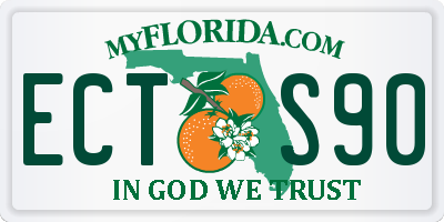FL license plate ECTS90