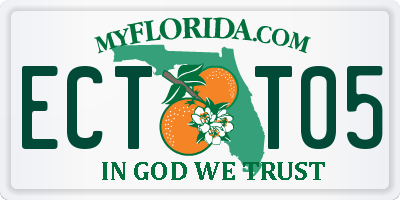 FL license plate ECTT05
