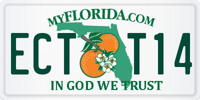FL license plate ECTT14