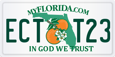 FL license plate ECTT23