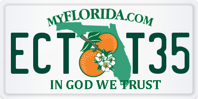 FL license plate ECTT35