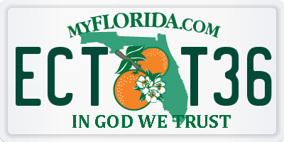 FL license plate ECTT36