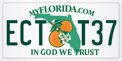 FL license plate ECTT37