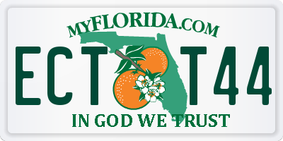 FL license plate ECTT44