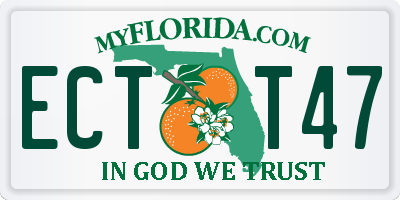FL license plate ECTT47