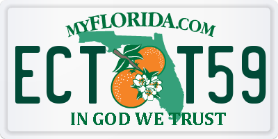 FL license plate ECTT59