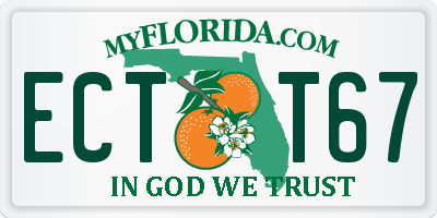 FL license plate ECTT67