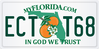 FL license plate ECTT68