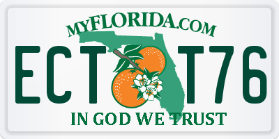 FL license plate ECTT76