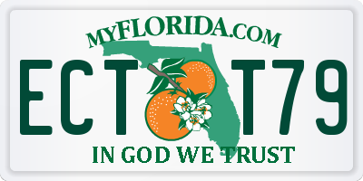 FL license plate ECTT79