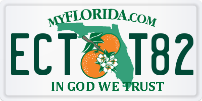 FL license plate ECTT82