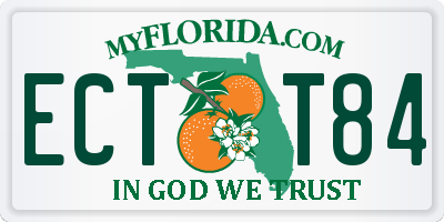 FL license plate ECTT84