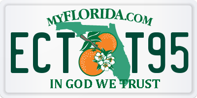 FL license plate ECTT95