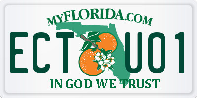 FL license plate ECTU01