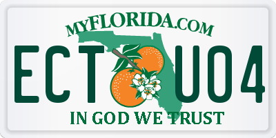 FL license plate ECTU04