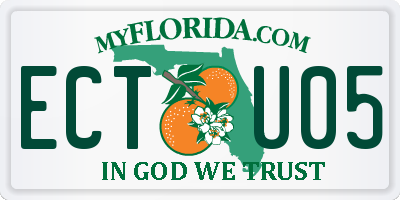 FL license plate ECTU05