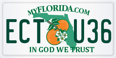 FL license plate ECTU36