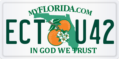 FL license plate ECTU42