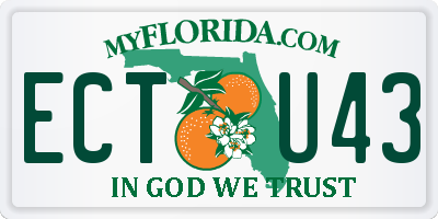 FL license plate ECTU43