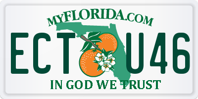 FL license plate ECTU46