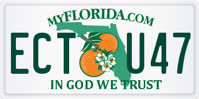 FL license plate ECTU47
